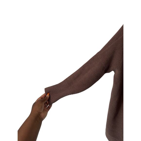 Free People Ottoman Slouchy Tunic Sweater Dress Nutmeg Soft Cozy Size XS - Picture 5 of 12